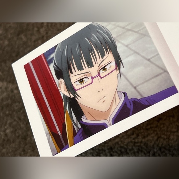 Maki Zenin Jujutsu Kaisen / JJK / Sorcery Fight Polaroid Trading Card Anime - Picture 5 of 6